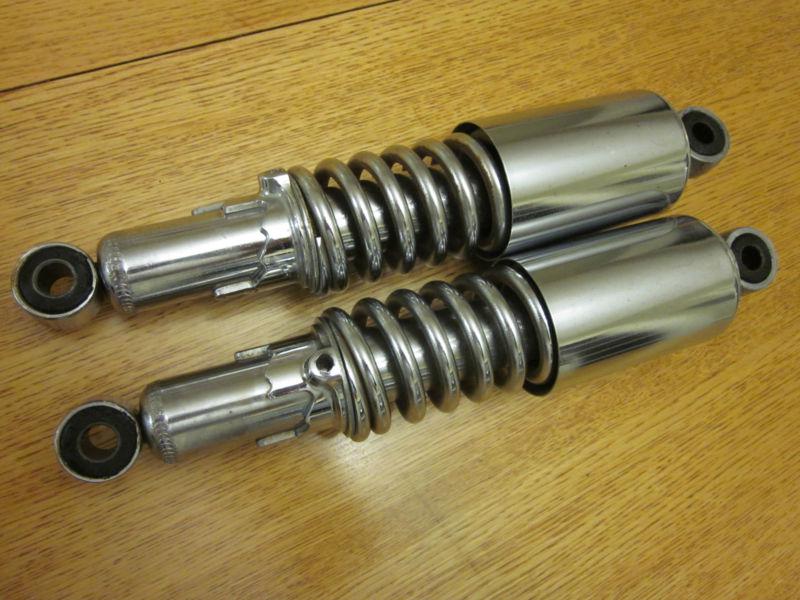 Chrome shock absorber set for suzuki gt750 1972 1973 1974