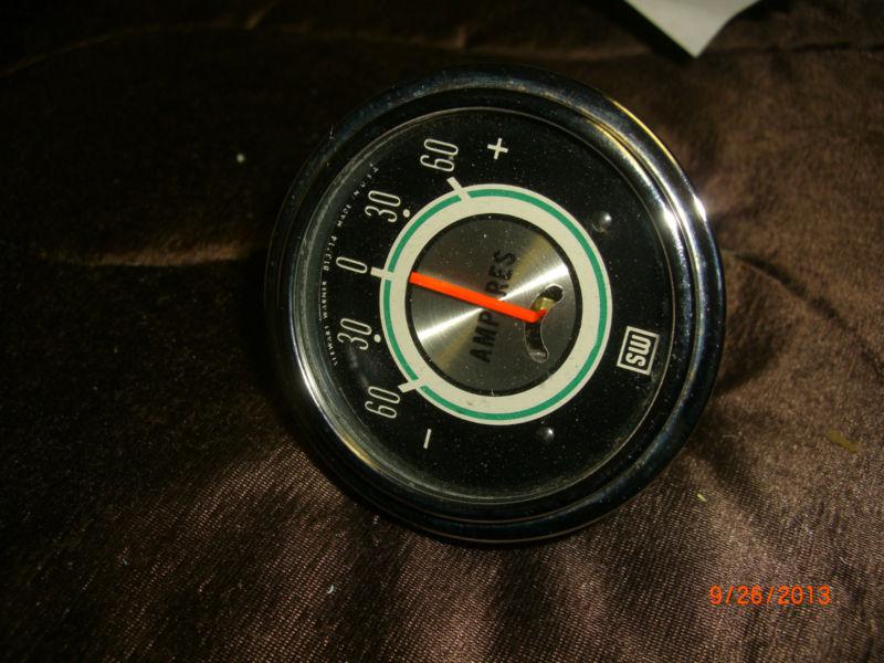 VINTAGE STEWART WARNER AMp GAUGE GREENLINE 69 SHELBY MUSTANG GT 350 500, US $49.95, image 3