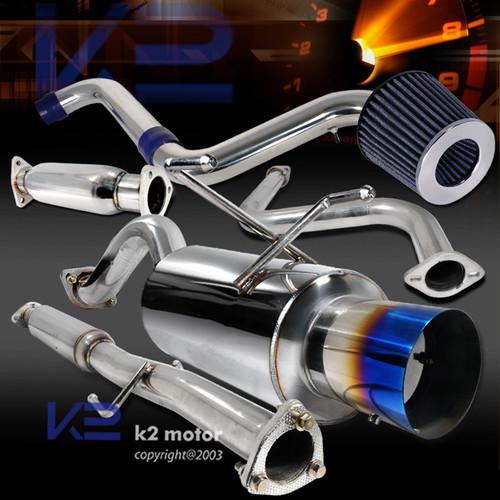 Buy 9600 CIVIC 3DR 1.6L COLD AIR INTAKE+TEST PIPE+BURNT TIP MUFFLER