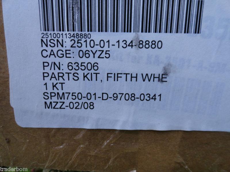 Holland Fifth Wheel Rebuild Kit 63506 XA-3501 *NEW* Military surplus, US $239.95, image 5