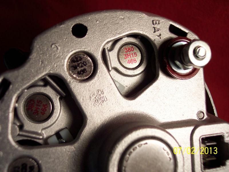 1100668 3J18 DELCO ALTERNATOR 1964 CORVETTE & CHEVELLE, US $185.00, image 3