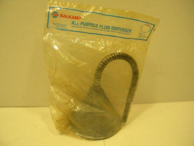 Nos/vintage napa/balkamp 720-1074 automotive flex spout funnel