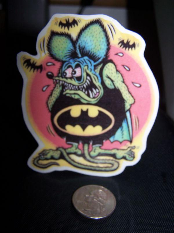 Rat fink - batman - sticker 