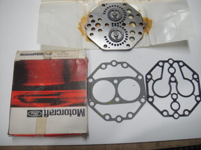 Nos 1968-79 ford valve plate - york or eaton compressor - air conditioner d5az