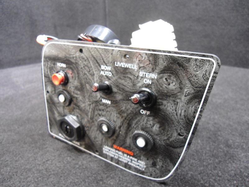 Buy FISHING BOAT DASH PANEL HORN & CHOKE WITH SWITCHES CONTROL