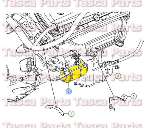 New oem engine starter dodge charger challenger chrysler 300 5.7l #4608801ab