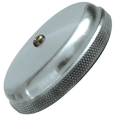 Moon gas cap vented screw on knurled vtg style bobber chopper cafe racer fuel 