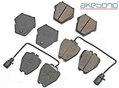 Akebono eur912a brake pad or shoe, front-euro ultra premium ceramic pads