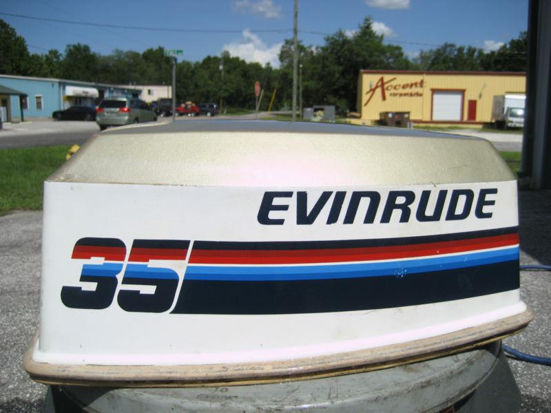 35 HP EVINRUDE MOTOR COVER, US $60.00, image 2