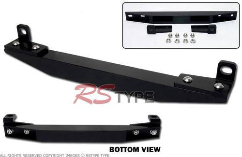 2006-2011 honda civic fa fg fd aluminum lower tie bar black 07 08 09 10