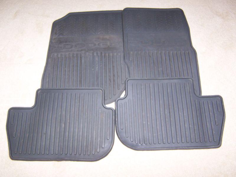 Buy GENUINE DODGE DURANGO RUBBER FLOOR MATS 2004 2008 FRONT BACK 4PCS
