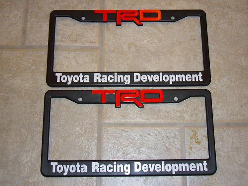  trd license plate frames nascar scion tundra celica lexus prius supra yaris xb