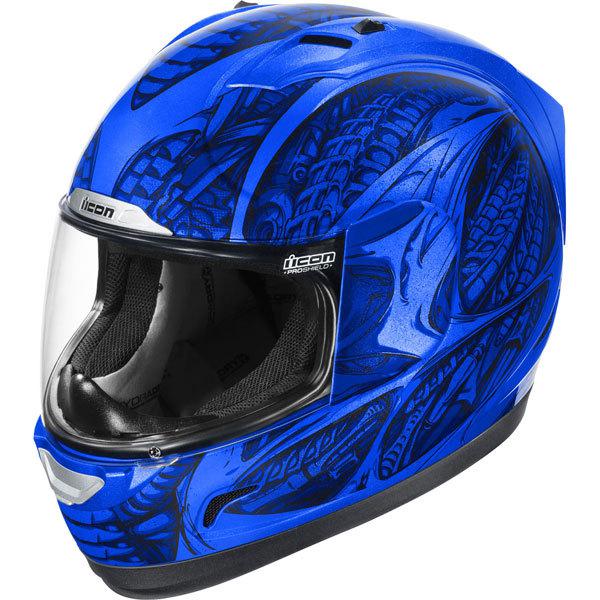 Blue s icon alliance ssr speedmetal full face helmet