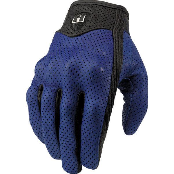 Blue xl icon pursuit perforated glove