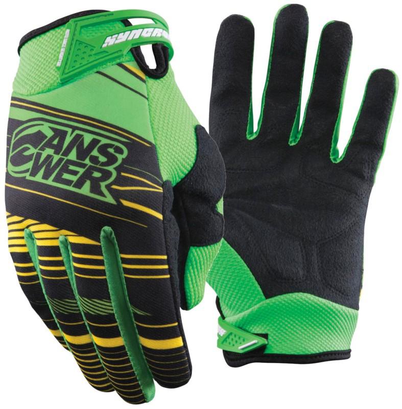 Answer syncron green xl youth dirt bike motocross gloves race ready mx atv lrg