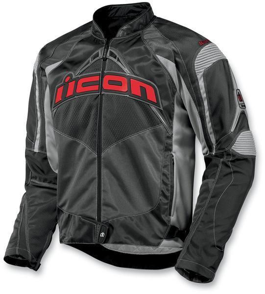 New icon contra slate/gray textile jacket. xl