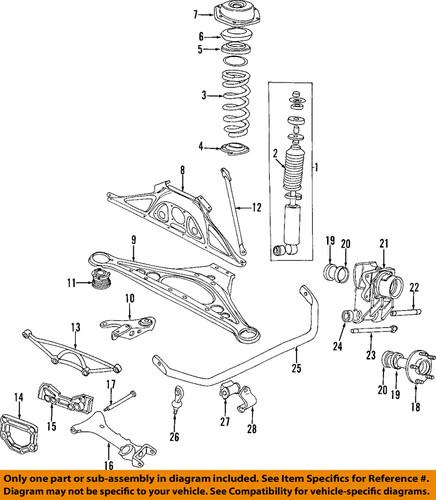 Jaguar oem mmd3565aa rear suspension-spring upper insulator