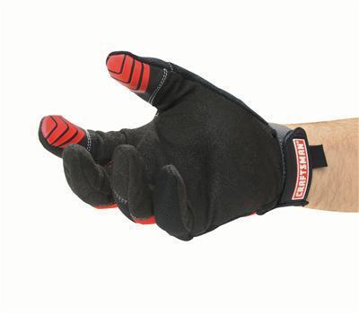 Craftsman Mechanic's Gloves Spandex/Synthetic Double Layer Black/Red Men's X-Lg, US $19.99, image 2