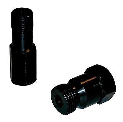 Air hold adapters 14mm/ 18mm 1/4" npt female threads for spark plugs pair 67400