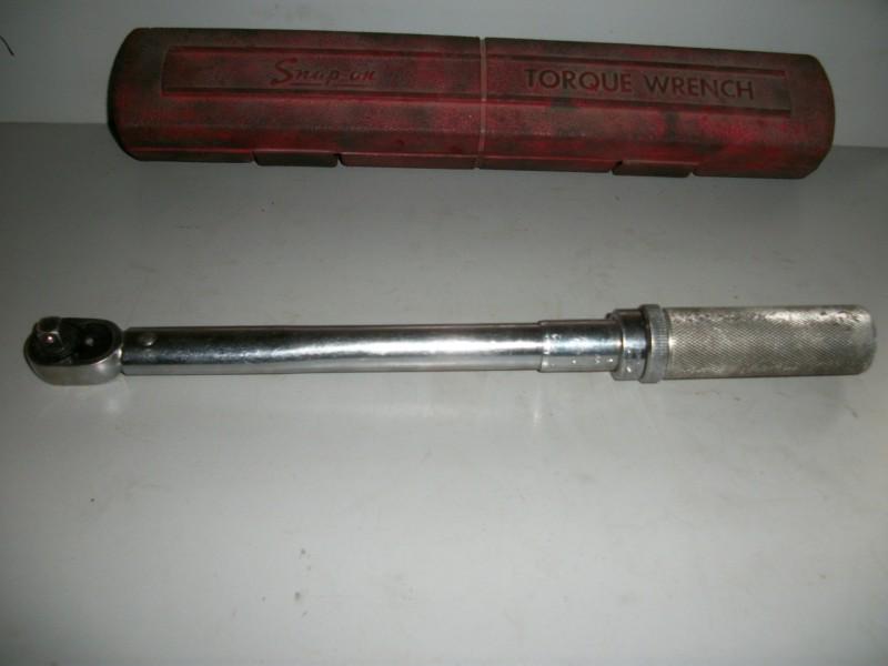 Snap on 3/8 drive 100lb torque wrench