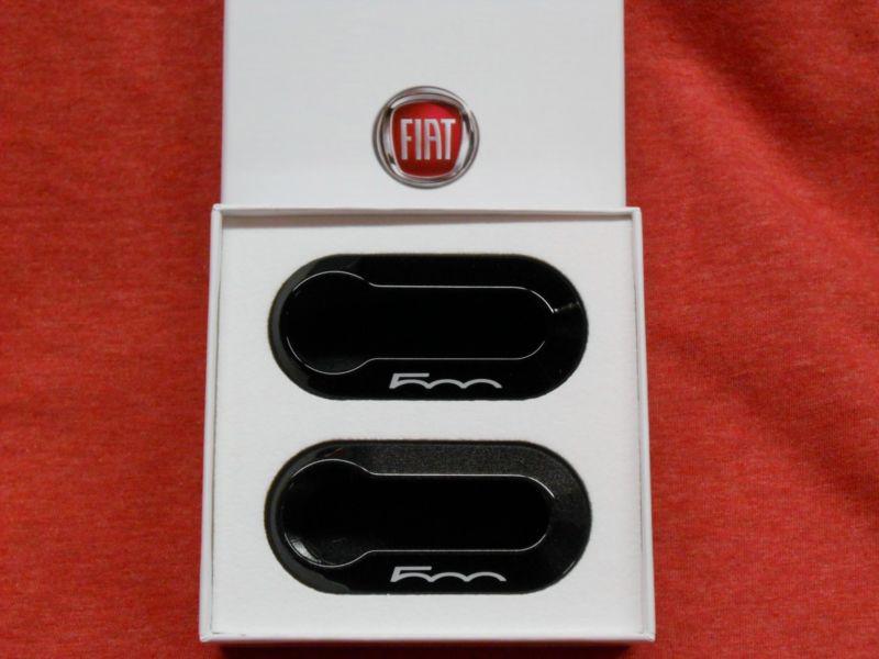 Buy FIAT 500 IGNITION KEY COVERS , Metallic Dark Gray and Black in