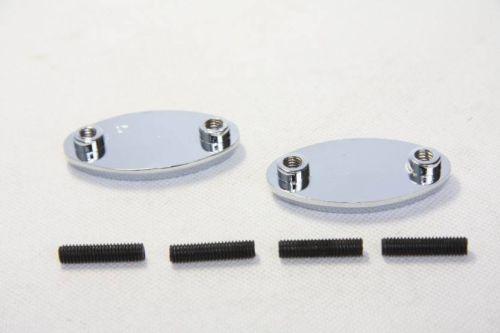 Mirror block off base plates for 2005-2008 kawasaki ninja zx6r zx6rr 636 zx10r c