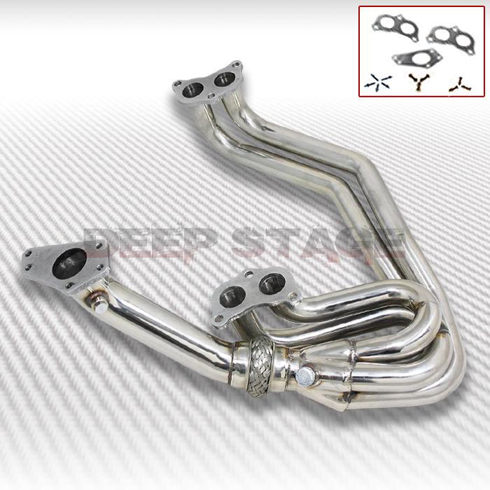 Purchase SS TUBULAR EXHAUST MANIFOLD HEADER EXTRACTOR 9194 240SX/180SX