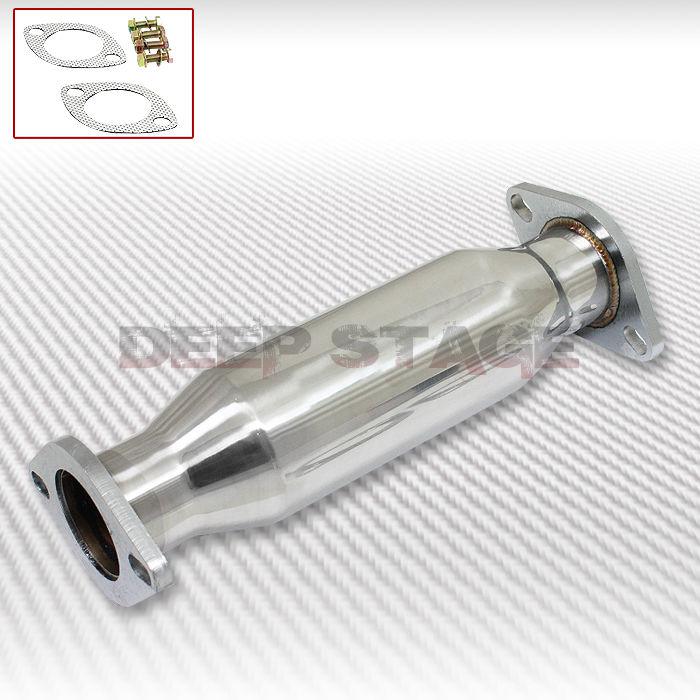 Racing high flow cat down/test pipe exhaust converter 00-03 nissan maxima gxe/se