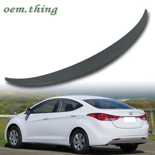 Md elantra saloon avante rear oe type trunk spoiler unpainted abs ○