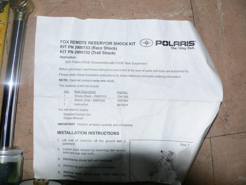 NEW Fox Clicker Shock 2900152 Polaris Edge , US $259.99, image 2