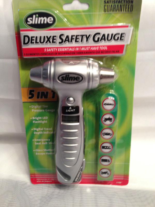 Slime deluxe safety gauge  **5 safety tools' n 1**    *great item for traveling*