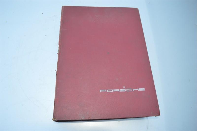 Rare porsche type 356 a 356a factory dealer workshop service manual august 1956 