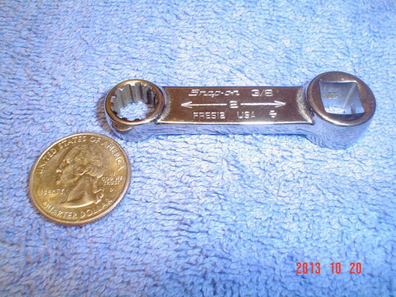 New snap on 3/8 drive 3/8" spline torque adaptor wrench fres12 - very nice!