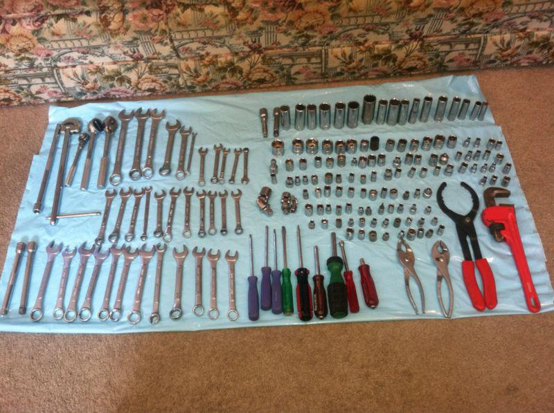 Huge 180 pc ratchet socket wrench screwdriver tool lot india china taiwan
