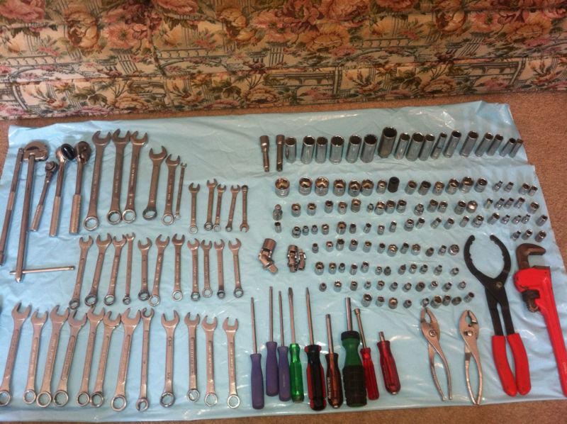 HUGE 180 pc RATCHET SOCKET WRENCH SCREWDRIVER TOOL Lot INDIA CHINA TAIWAN, US $65.00, image 9