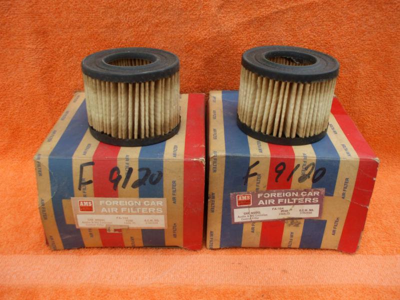  2 nos emission control filters for austin & mg 1968-1975
