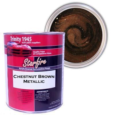 Starfire acrylic enamel auto paint - chestnut brown metallic - 1 gallon