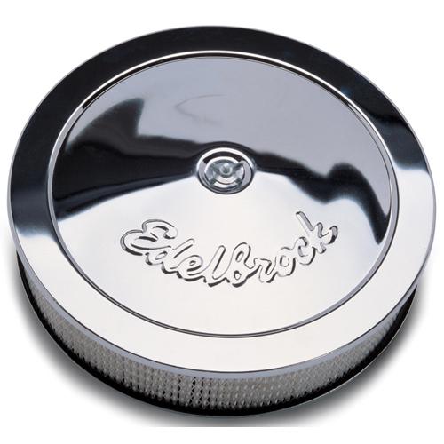 Edelbrock 1221 14" round pro-flo chrome air cleaner
