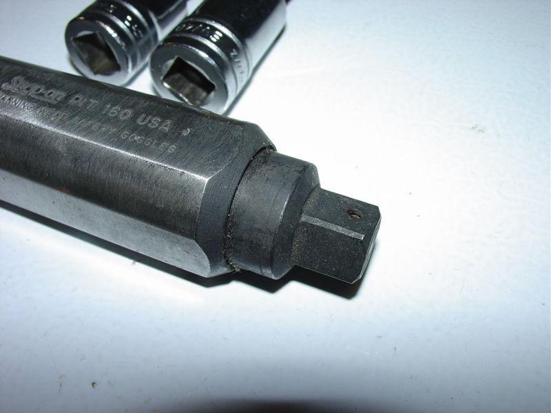 Find Snap On 1/2" Drive Impact Socket Driver PIT160 & 2 Flat Tip