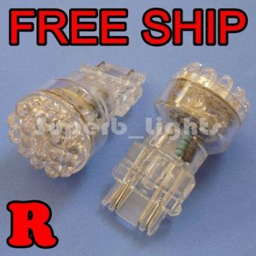 4x 3157 3156 red 24-led park brake car lights bulbs