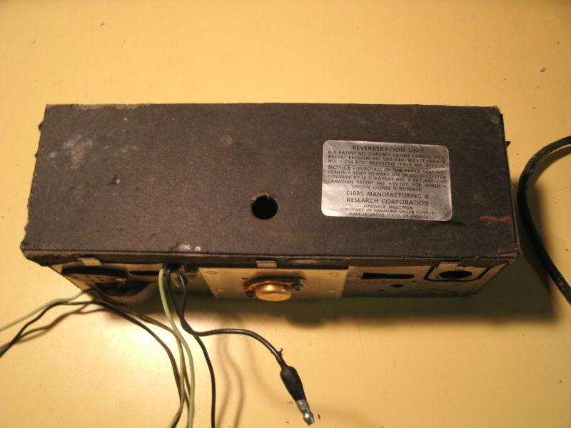 Gibbs vibra tone auto reverb unit  original circa 1962
