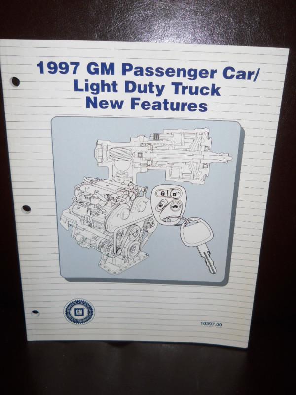1997 gm passenger car/light duty truck new features booklet 10397.00