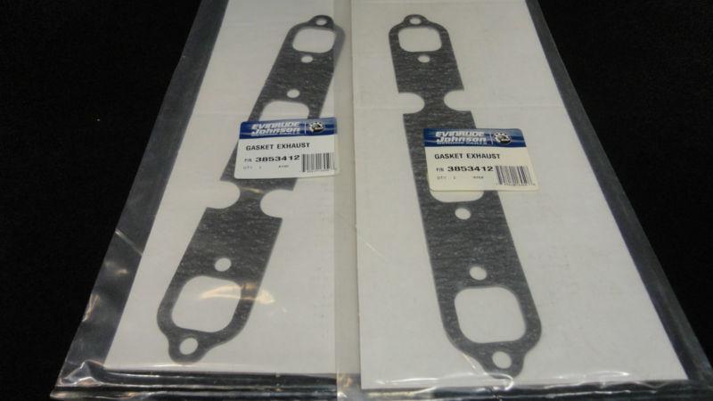Exhaust manifold gasket #3853412 omc inboard boat motor engine part marine