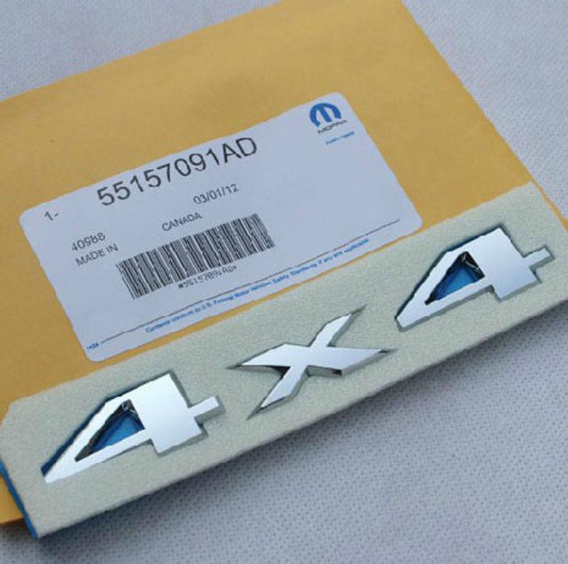 For jeep grand cherokee compass patriot wrangler 4x4 badge decal emblem abs