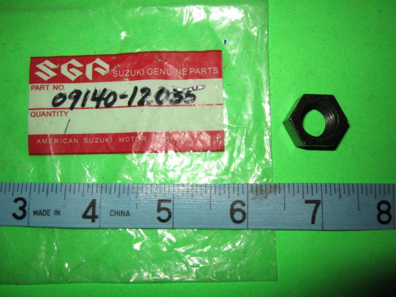 Genuine oem suzuki lt-a450 lt-r450 lt-f500 lt-z steering knuckle nut 09140-12035