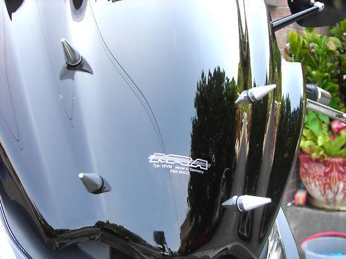Chrome hayabusa gsxr spike windshield windscreen screws bolts wellnuts washer 8