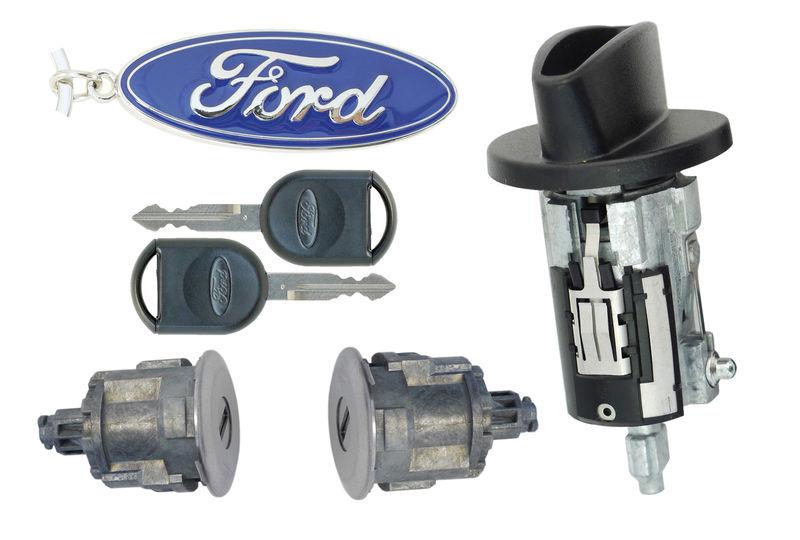 Ford ranger 2001-2011 p/u - ignition lock & chrome door locks with 2 keys -new