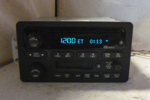 00 01 02 03 04 05 chevrolet monte carlo impala radio cd cassette 10317994 jc3161