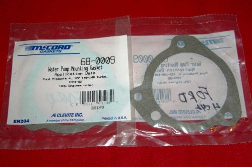 Ford 4 cyl water pump gaskets 122-140 &amp; turbo ohc 1974-92 1 pair