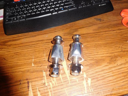 Street rod  rear coilover shock mounts  chrome billit alumnium